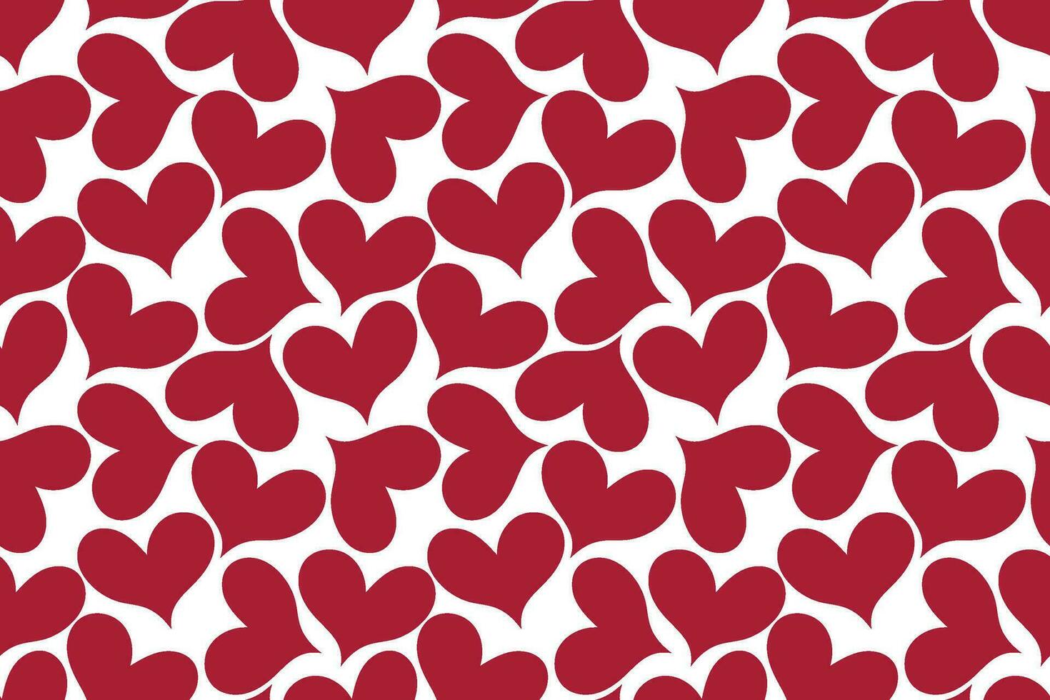nahtlos Valentinstag Tag Muster. rot abstrakt Herzen zum Ihre Design vektor