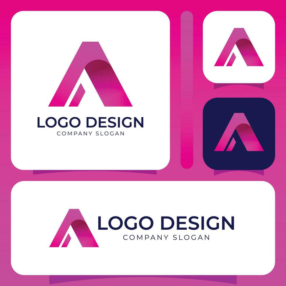 vektor en abstrakt logotyp design