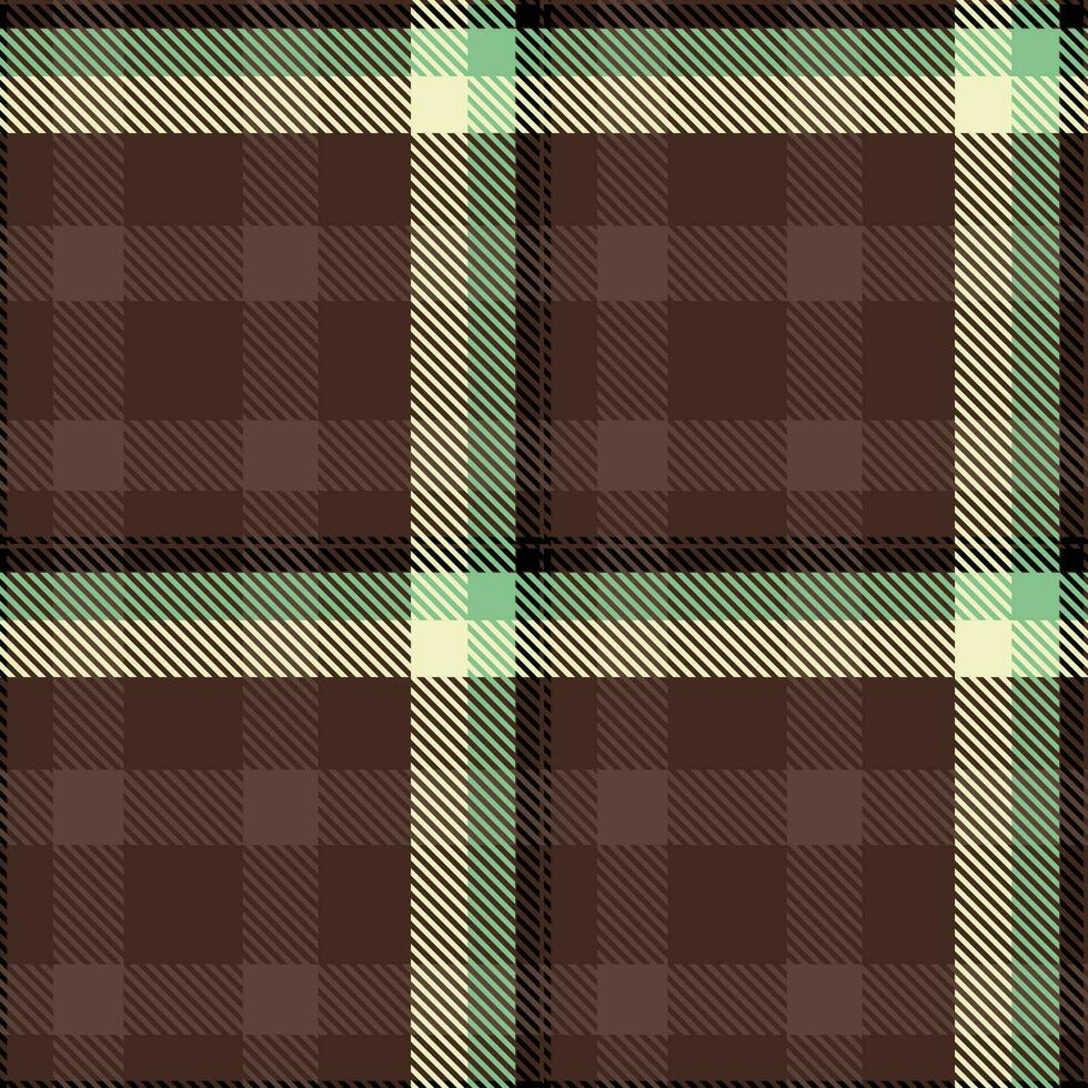 Plaid Muster nahtlos. Schachbrett Muster Flanell Hemd Tartan Muster. modisch Fliesen zum Tapeten. vektor