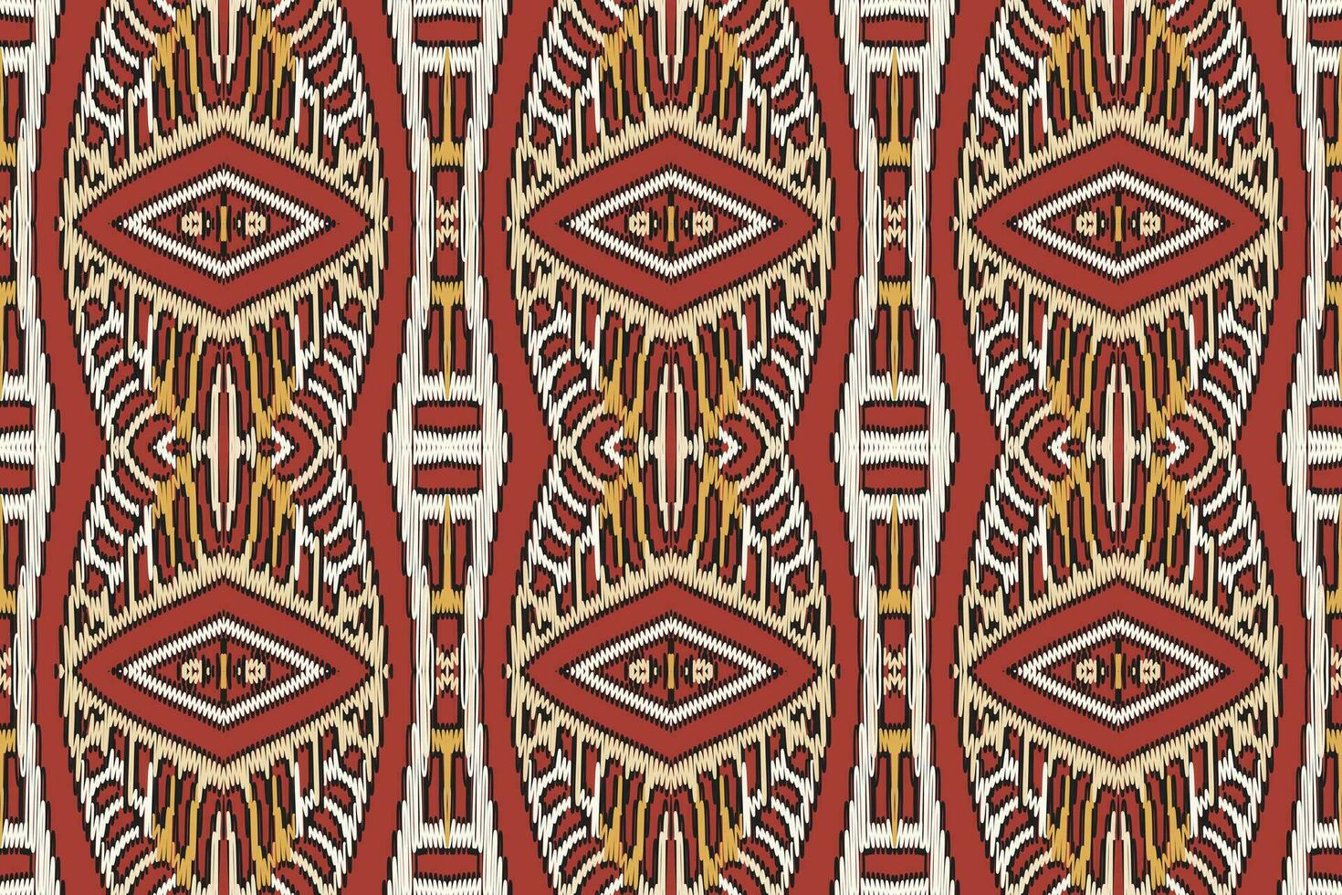 motiv folklore mönster sömlös inföding amerikansk, motiv broderi, ikat broderi vektor design för skriva ut gräns broderi gammal egypten