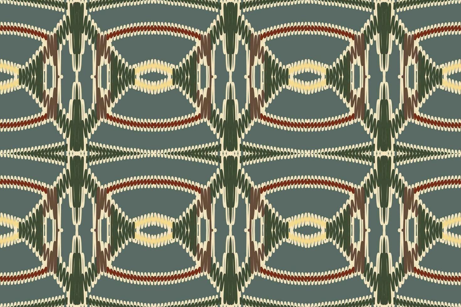 navajo Muster nahtlos australisch Ureinwohner Muster Motiv Stickerei, Ikat Stickerei Vektor Design zum drucken australisch Vorhang Muster geometrisch Kissen Modell- kurti Mogul Blumen