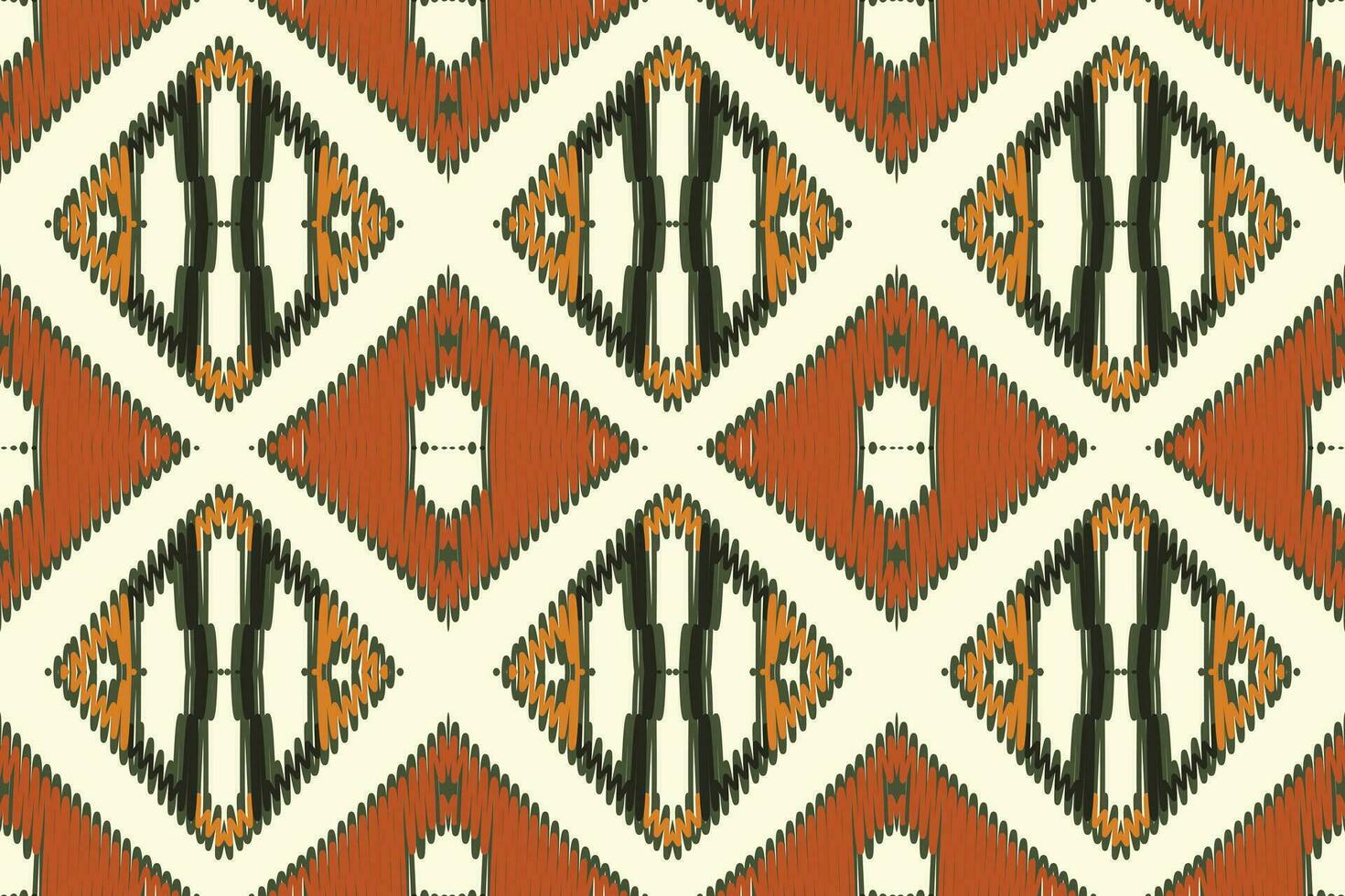 navajo Muster nahtlos Mogul die Architektur Motiv Stickerei, Ikat Stickerei Vektor Design zum drucken Zahl Stammes- Tinte auf Stoff Patola Sari