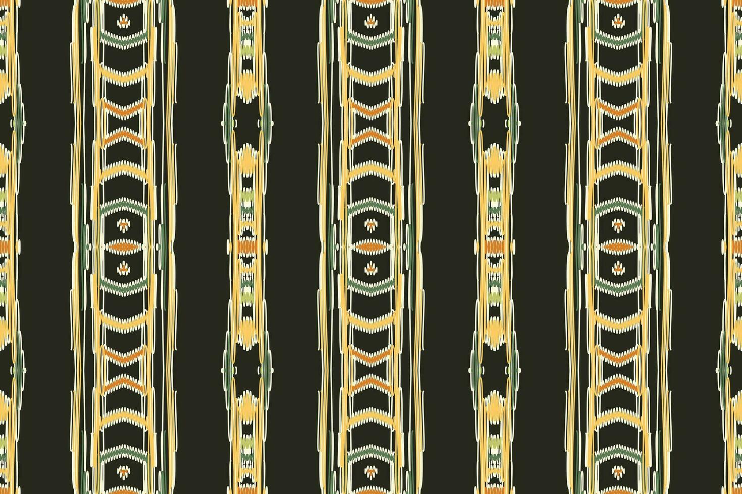 Motiv Folklore Muster nahtlos australisch Ureinwohner Muster Motiv Stickerei, Ikat Stickerei Vektor Design zum drucken Krawatte Färberei Kissenbezug Sambal puri kurti Mogul die Architektur