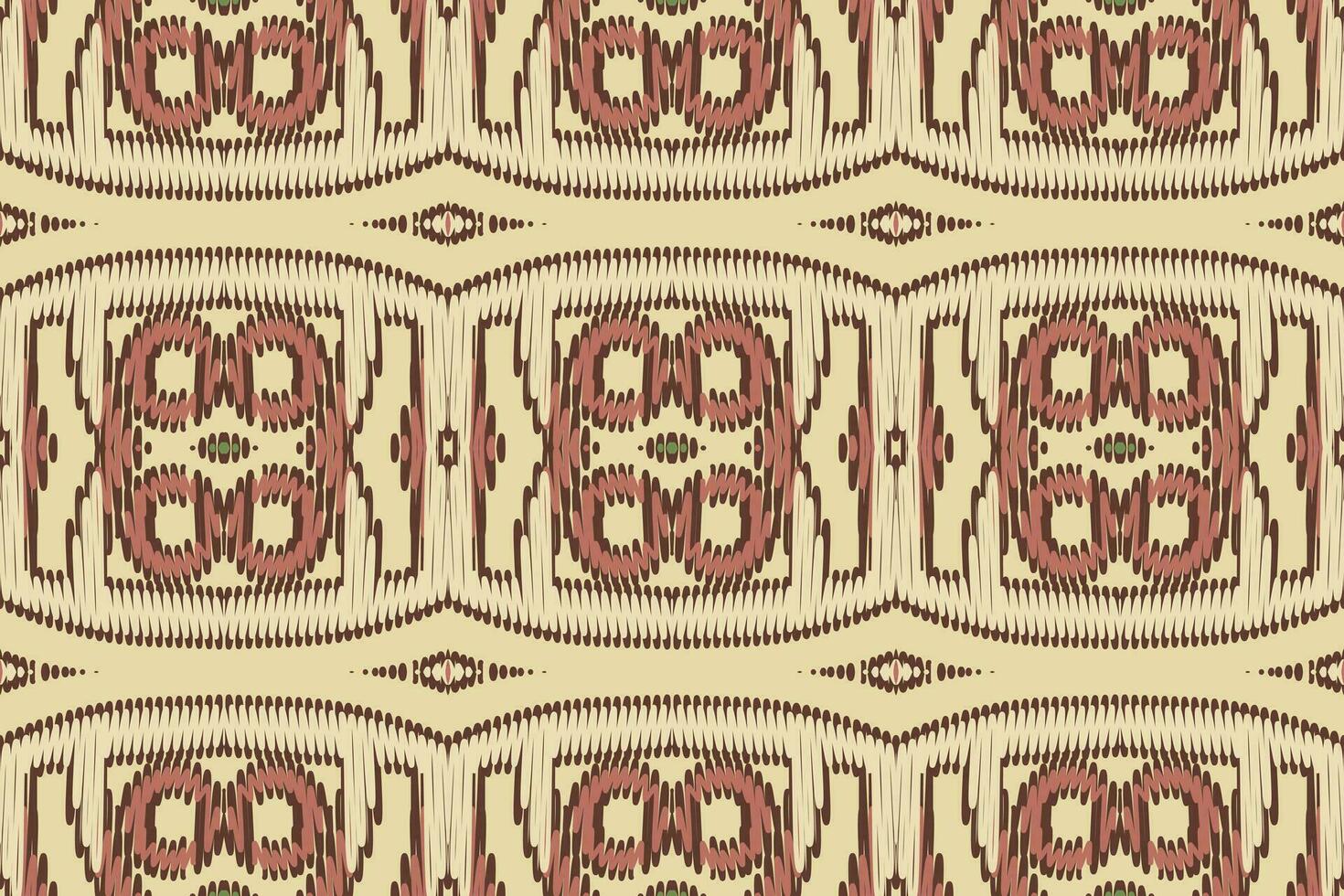 Krawatte Farbstoff Muster nahtlos Mogul die Architektur Motiv Stickerei, Ikat Stickerei Vektor Design zum drucken australisch Vorhang Muster geometrisch Kissen Modell- kurti Mogul Blumen