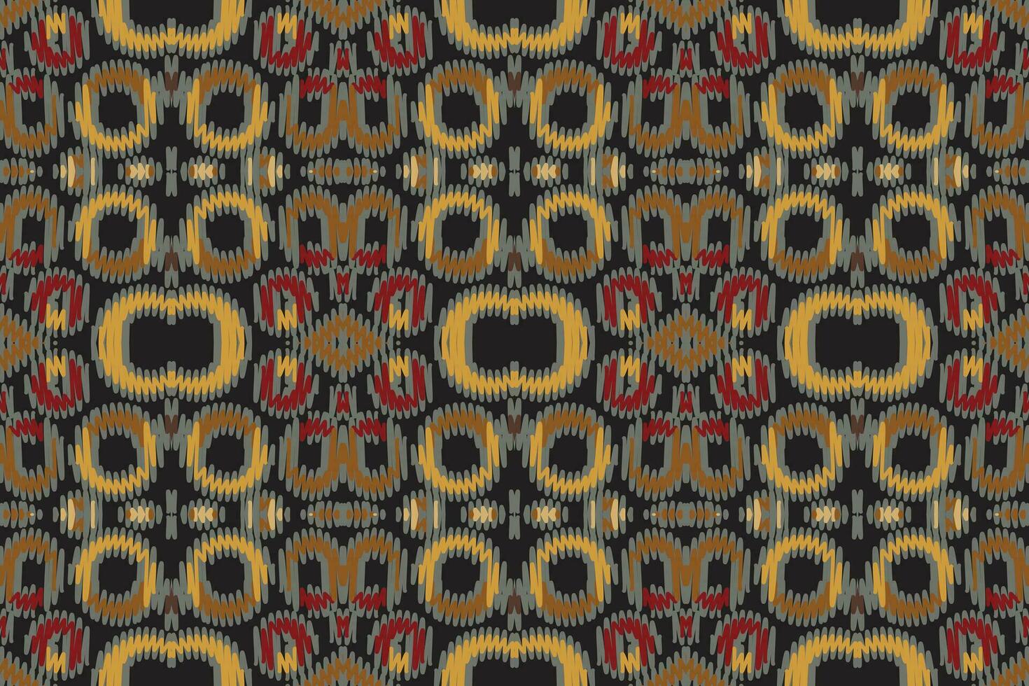 Barock Muster nahtlos einheimisch amerikanisch, Motiv Stickerei, Ikat Stickerei Vektor Design zum drucken indonesisch Batik Motiv Stickerei einheimisch amerikanisch Kurta Mogul Design