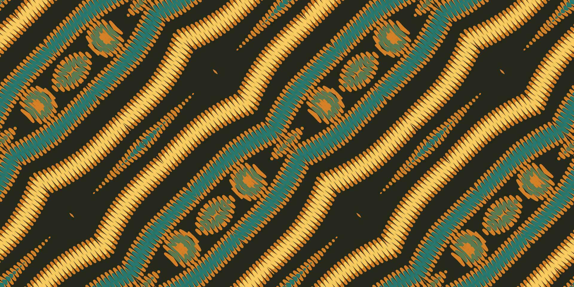 navajo Muster nahtlos Bandana drucken Seide Motiv Stickerei, Ikat Stickerei Vektor Design zum drucken Krawatte Färberei Kissenbezug Sambal puri kurti Mogul die Architektur