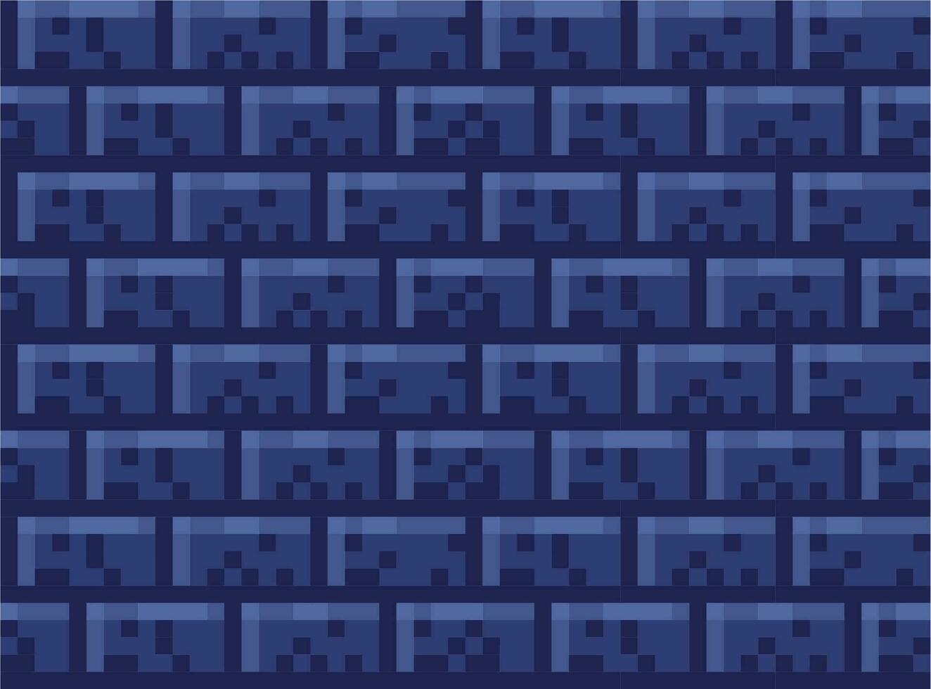 Pixel Backstein Mauer nahtlos Muster Hintergrund Stein vektor