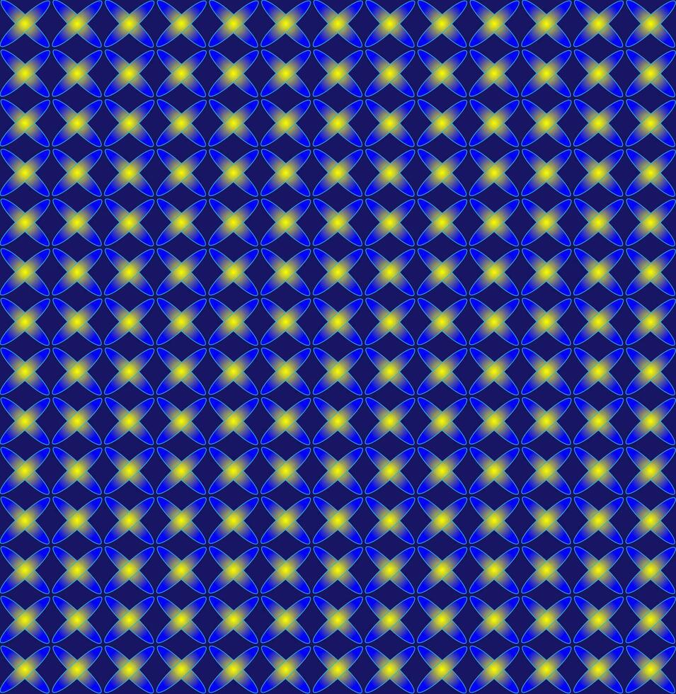 Vektor nahtlos Textur im das bilden von ein Blumen- Muster auf ein Blau Hintergrund