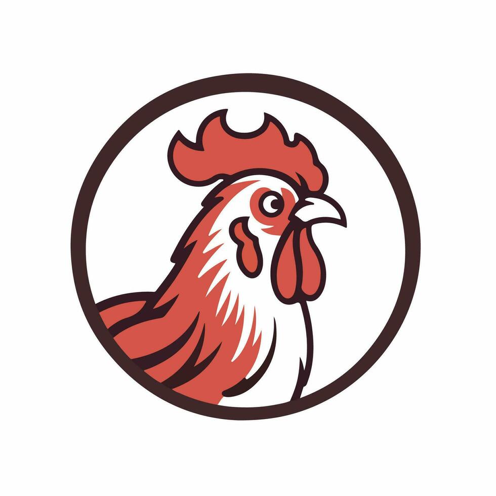 Hähnchen Vektor Logo
