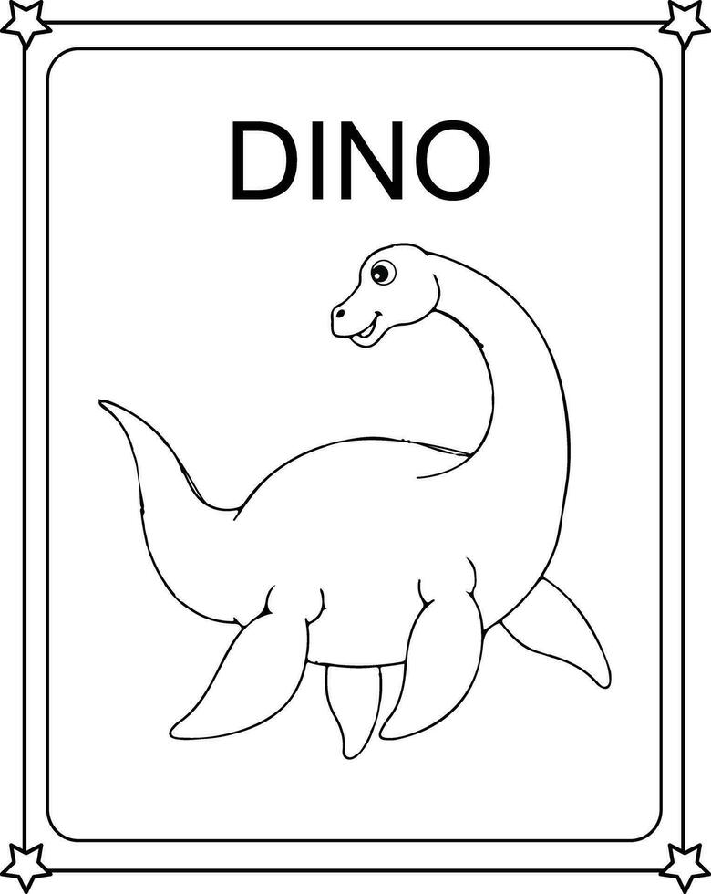 Vektor Zeichnung Bild Dinosaurus