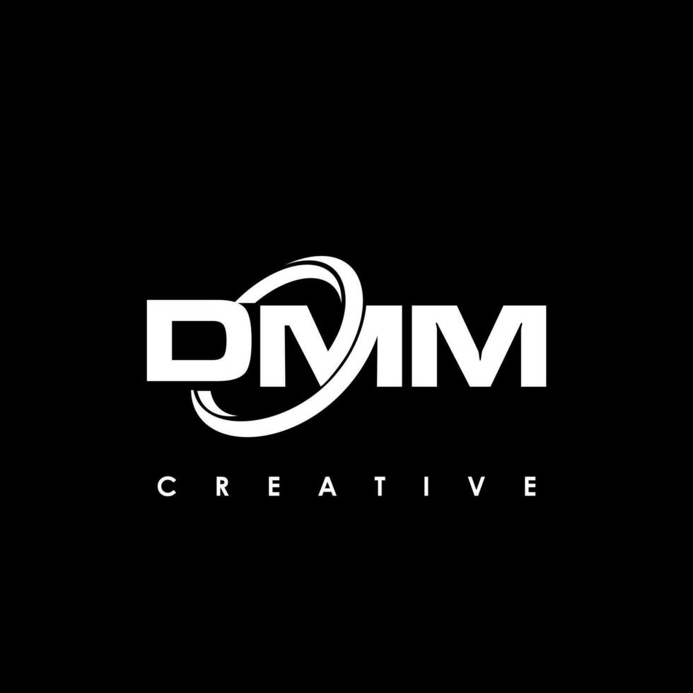 dmm Brief Initiale Logo Design Vorlage Vektor Illustration