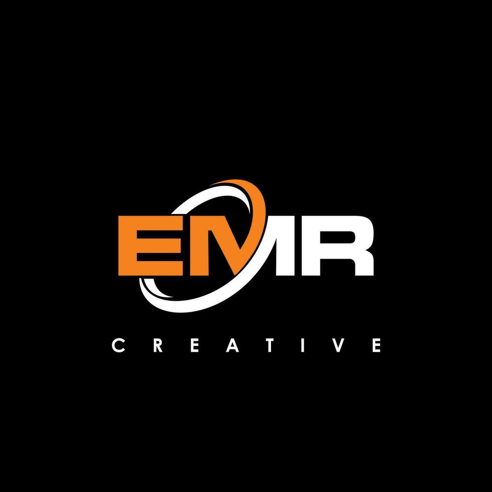 emr Brief Initiale Logo Design Vorlage Vektor Illustration