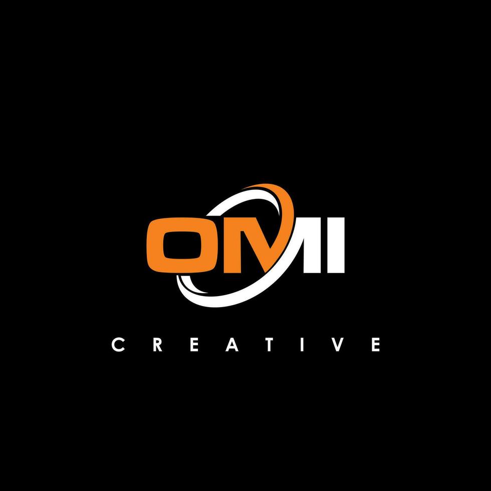 omi Brief Initiale Logo Design Vorlage Vektor Illustration