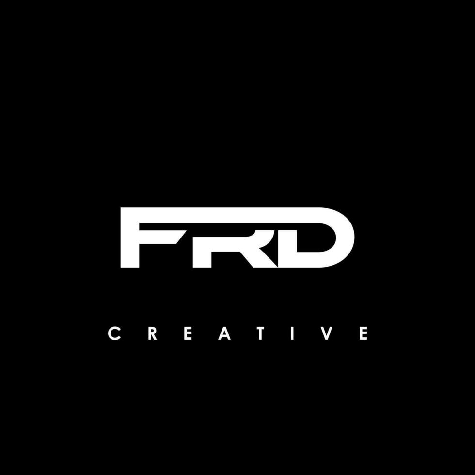 frd Brief Initiale Logo Design Vorlage Vektor Illustration