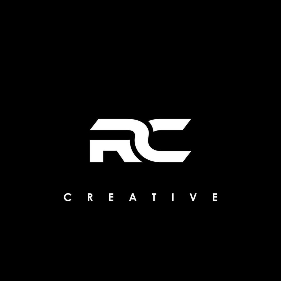 rc Brief Initiale Logo Design Vorlage Vektor Illustration
