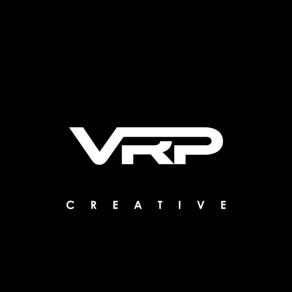 vrp Brief Initiale Logo Design Vorlage Vektor Illustration