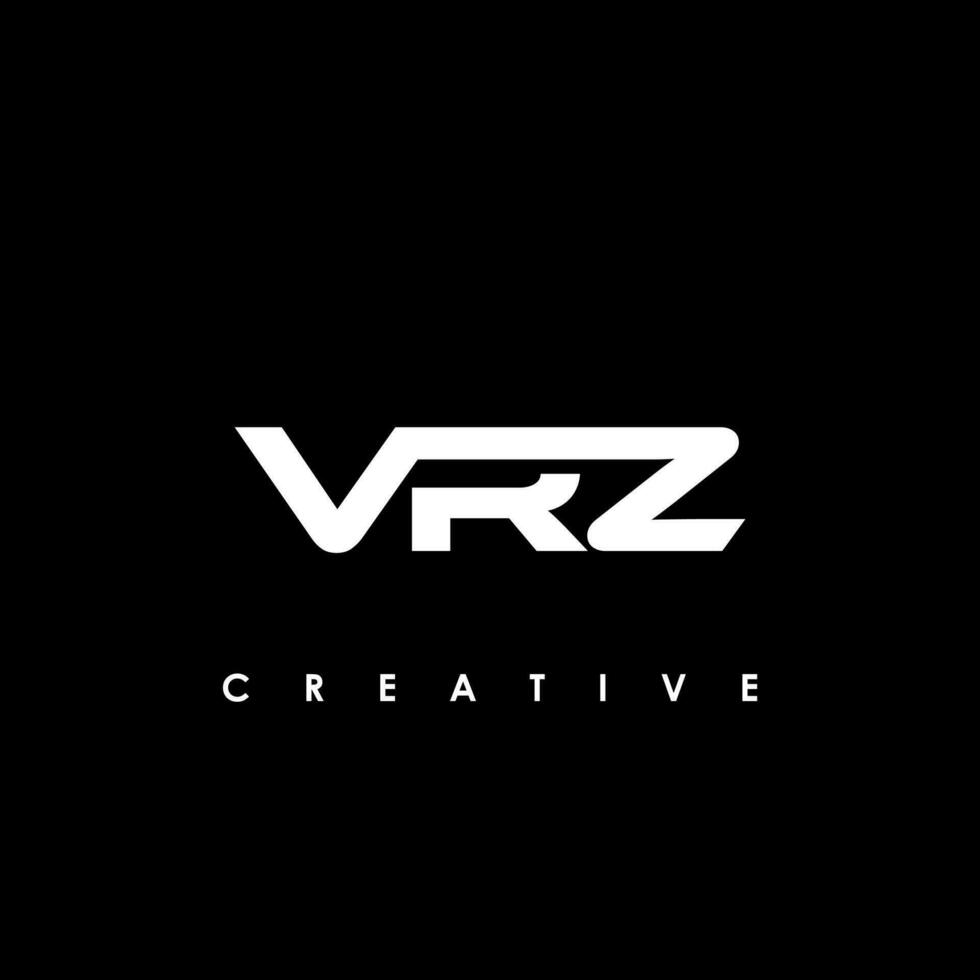 vrz Brief Initiale Logo Design Vorlage Vektor Illustration