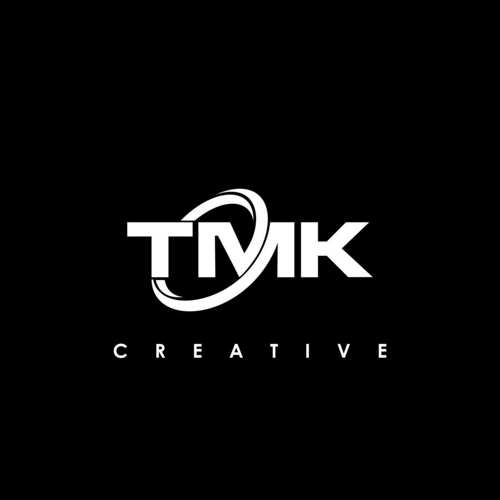 tmk Brief Initiale Logo Design Vorlage Vektor Illustration