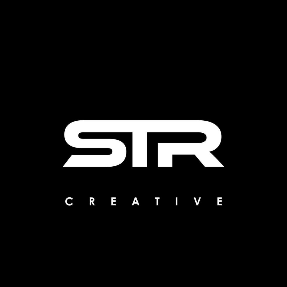 str Brief Initiale Logo Design Vorlage Vektor Illustration