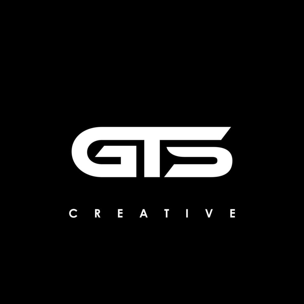 gts Brief Initiale Logo Design Vorlage Vektor Illustration