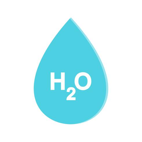 H2O Vector Icon