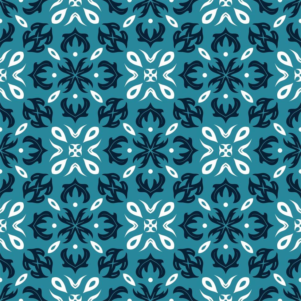 drei Farben Muster Ornament Form. einfacher nahtloser abstrakter Hintergrund vektor