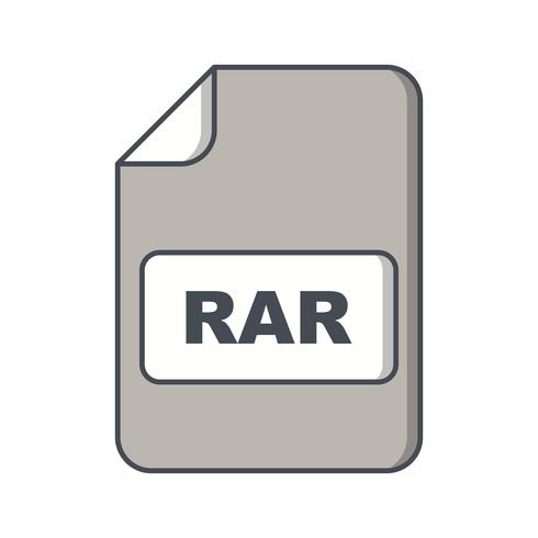 RAR-Vektor-Symbol vektor