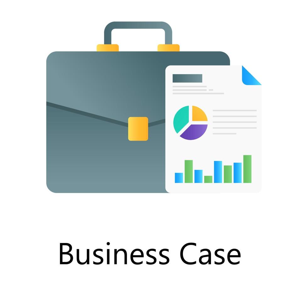 Portfolio-Business-Case vektor