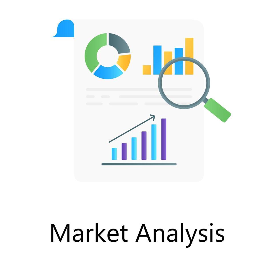 marknadsanalys och forskning vektor