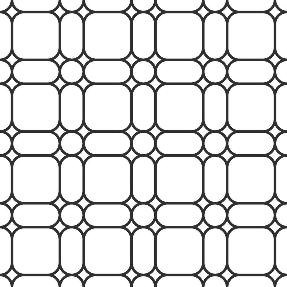 nahtlos abstrakt geometrisch Muster im ein modern Stil vektor