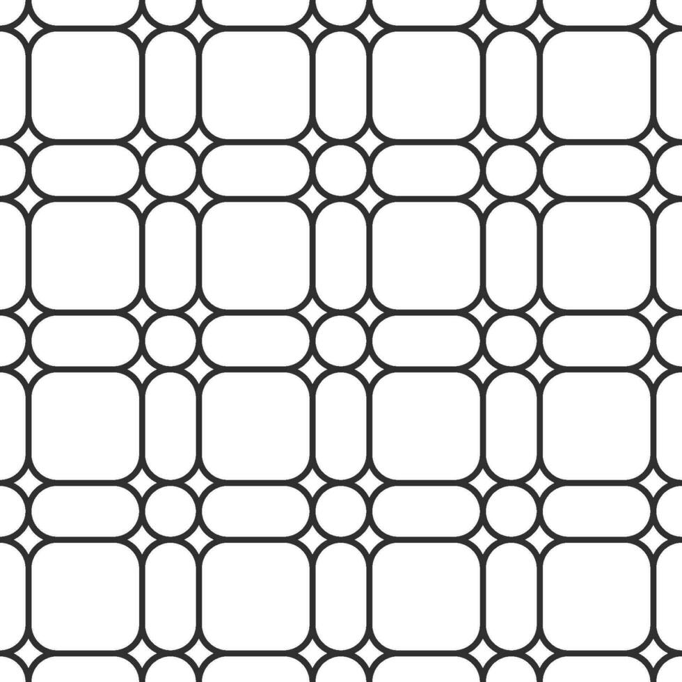 sömlös abstrakt geometrisk mönster i en modern stil vektor