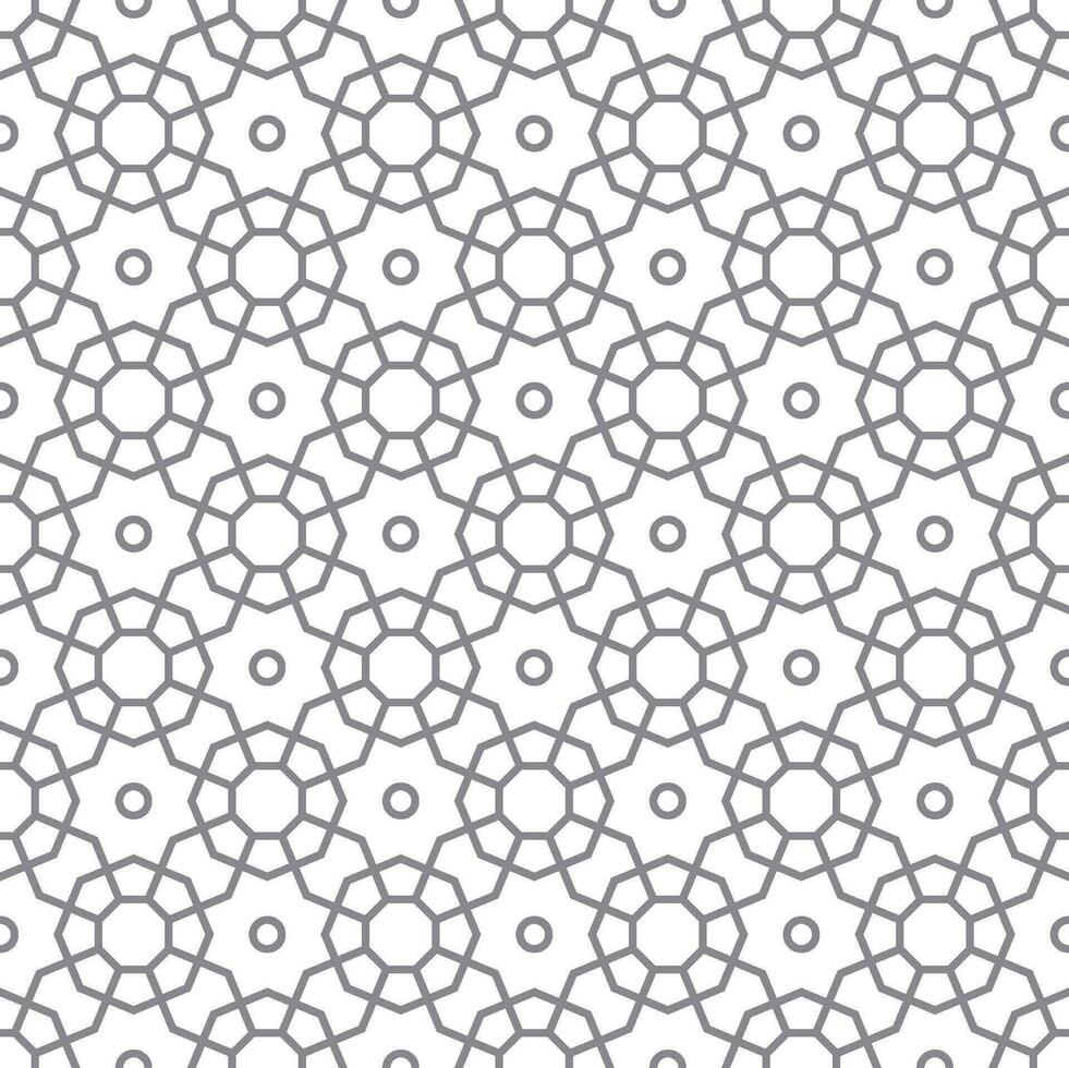 nahtlos abstrakt geometrisch Muster im Arabisch Stil vektor