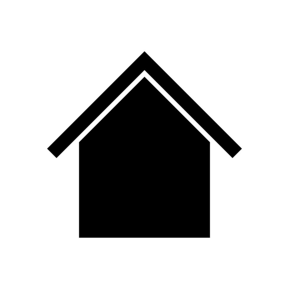 Hem ikon vektor. hus illustration tecken. stuga symbol. hydda logotyp. vektor