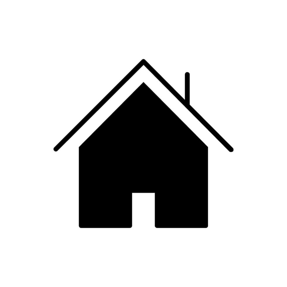 Hem ikon vektor. hus illustration tecken. stuga symbol. hydda logotyp. vektor