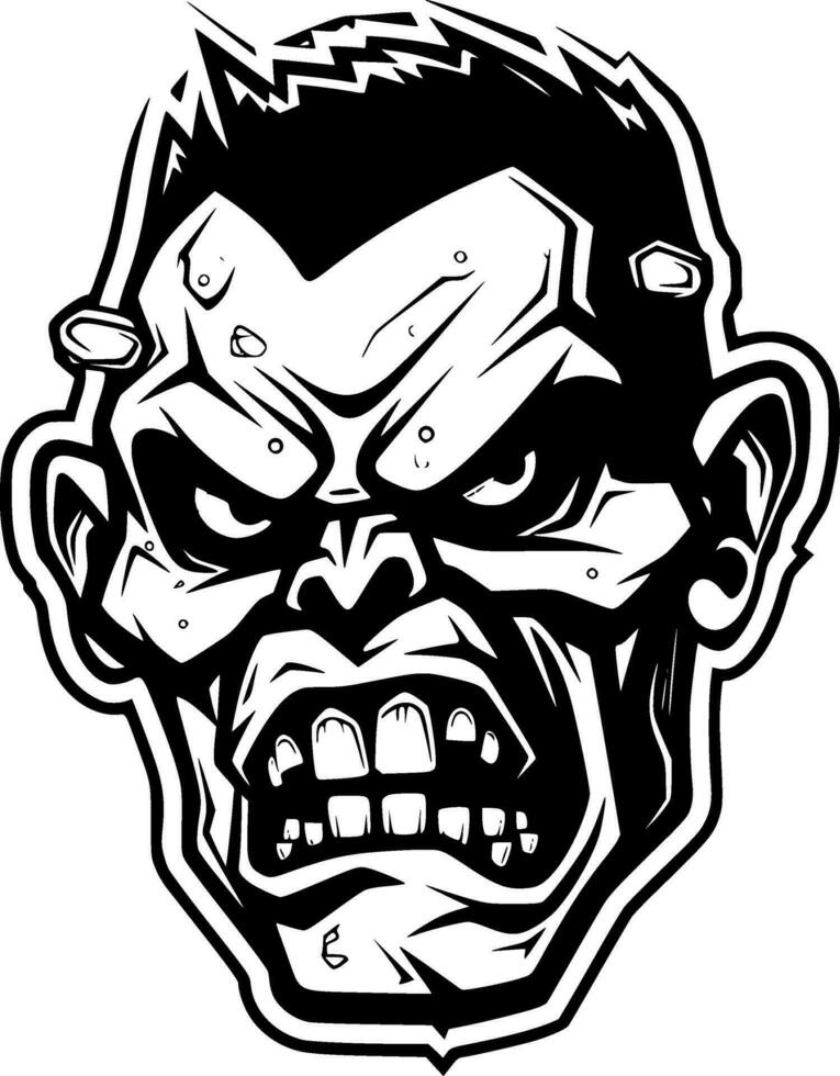 zombie - hög kvalitet vektor logotyp - vektor illustration idealisk för t-shirt grafisk