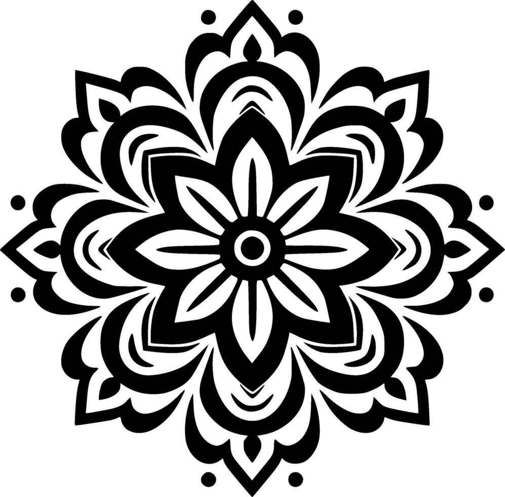 Mandala - - hoch Qualität Vektor Logo - - Vektor Illustration Ideal zum T-Shirt Grafik