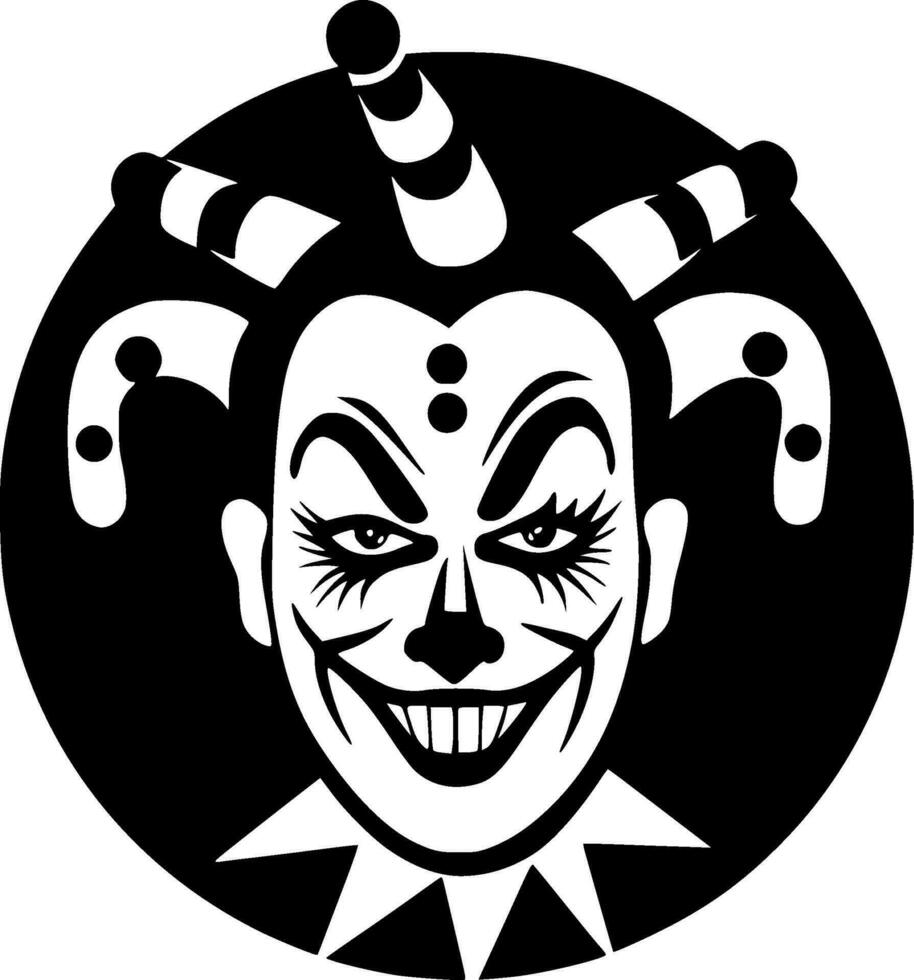 Clown - - hoch Qualität Vektor Logo - - Vektor Illustration Ideal zum T-Shirt Grafik