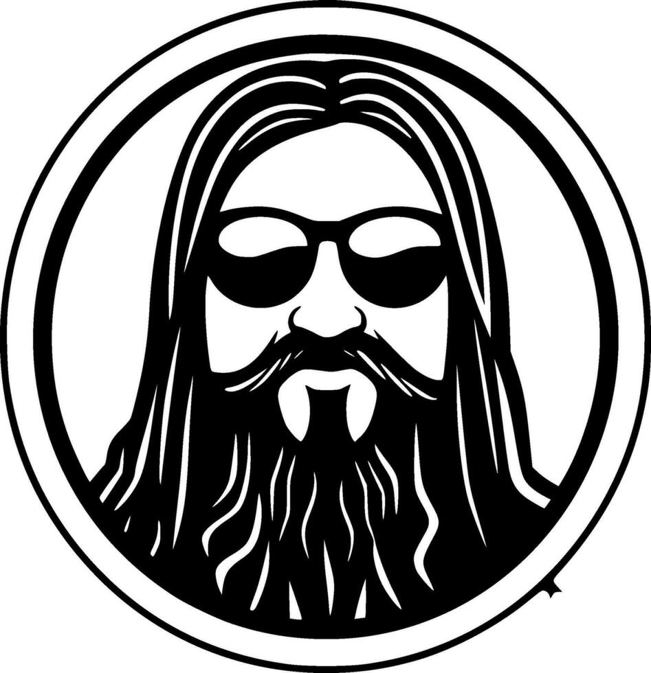 Hippie - - hoch Qualität Vektor Logo - - Vektor Illustration Ideal zum T-Shirt Grafik