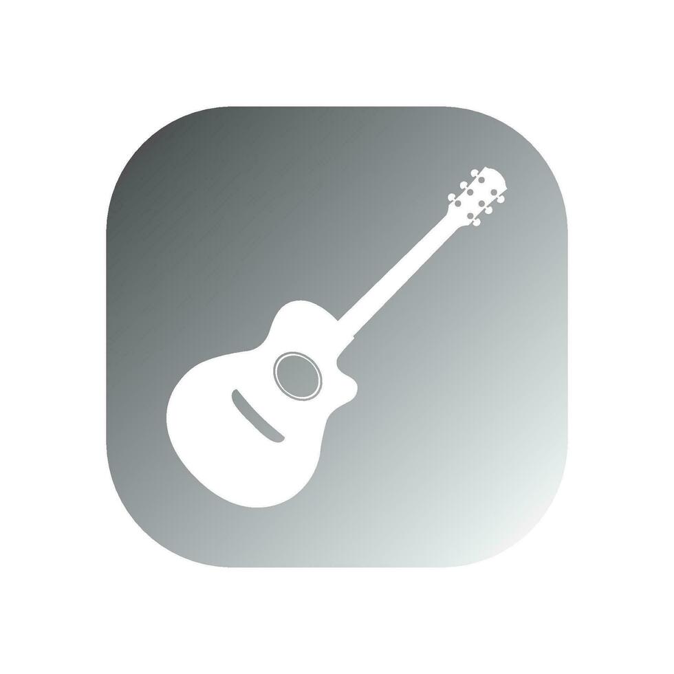 gitarr ikon vektor mall