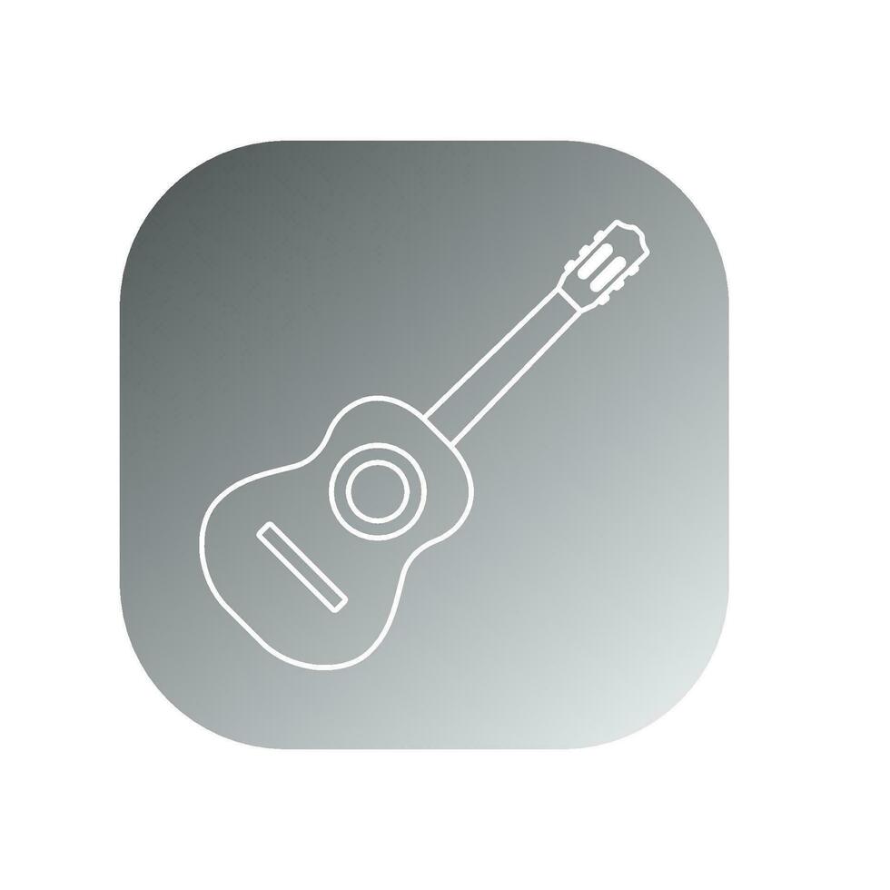 gitarr ikon vektor mall