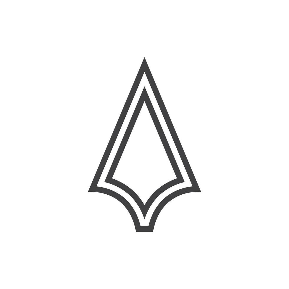 spear logotyp vektor formgivningsmall