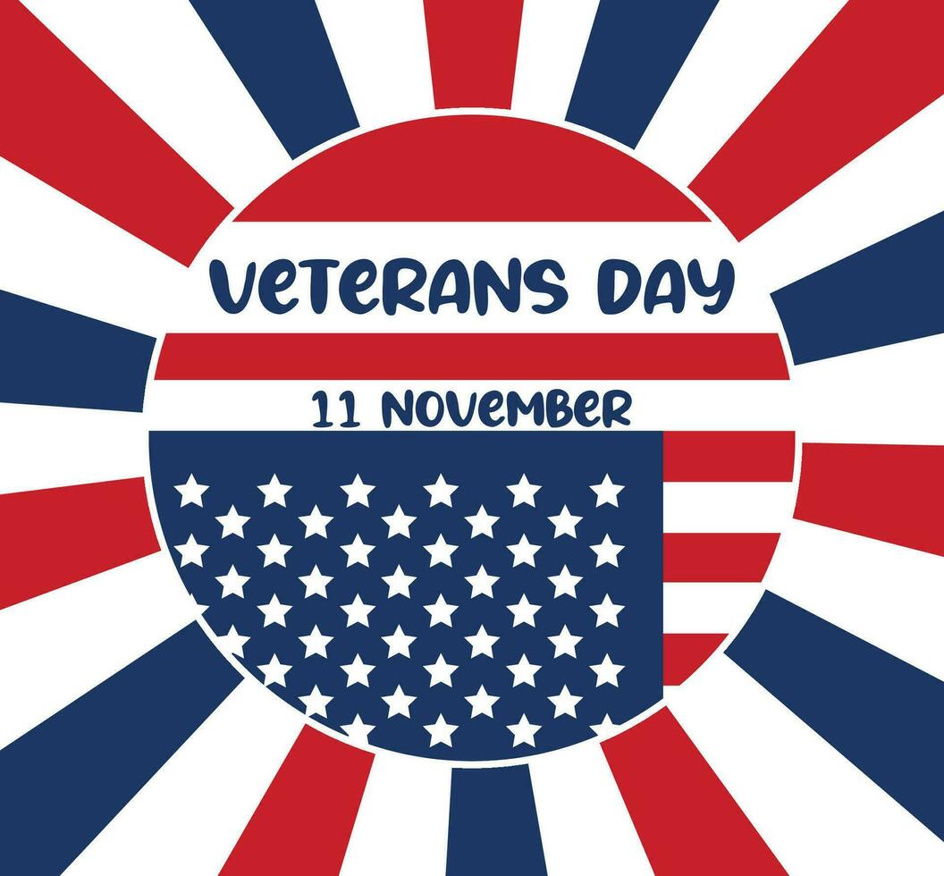 oss veteraner dag bakgrund. Lycklig veteraner dag. amerikan flaggor. oss flagga. november 11 affisch, baner, hälsning kort, flygblad, mall vektor