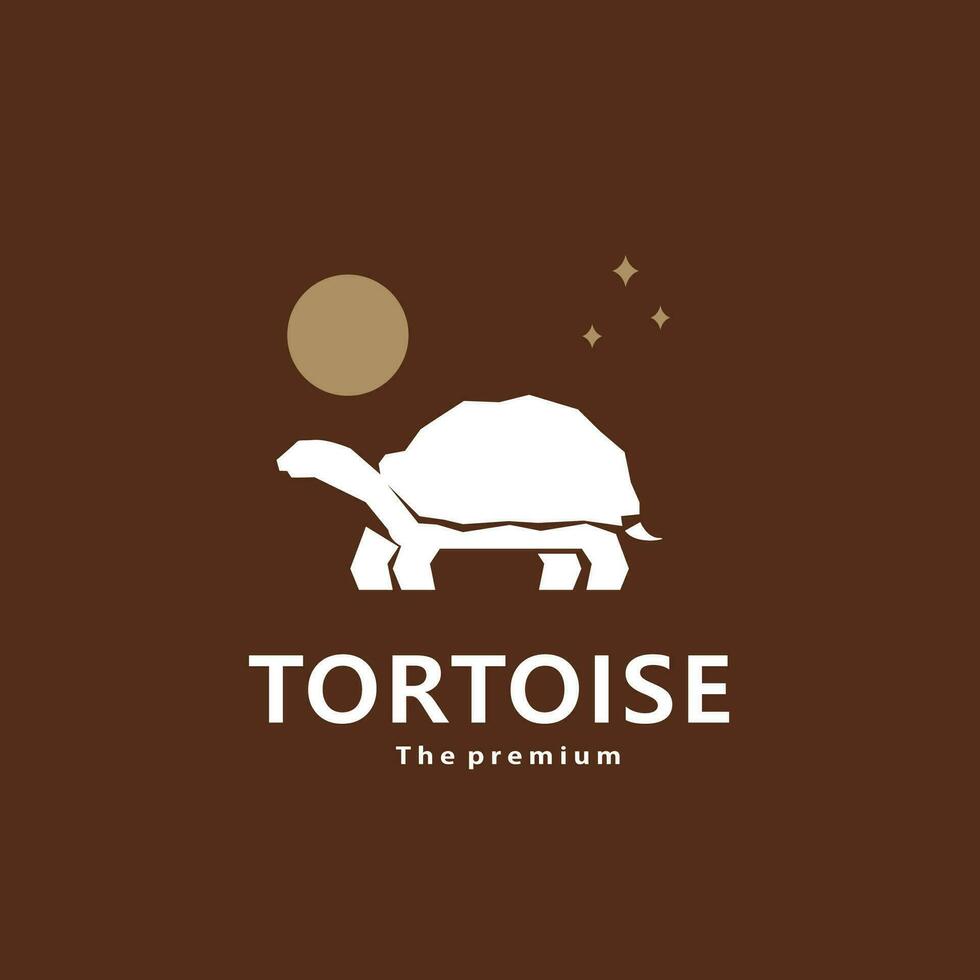 Tier Schildkröte natürlich Logo Vektor Symbol Silhouette retro Hipster