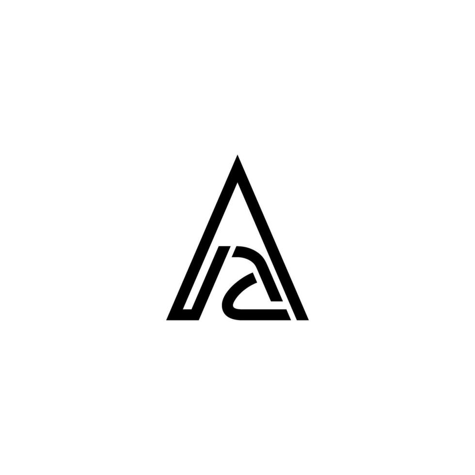 premie design logotyp med första aa för företag branding och Övrig vektor
