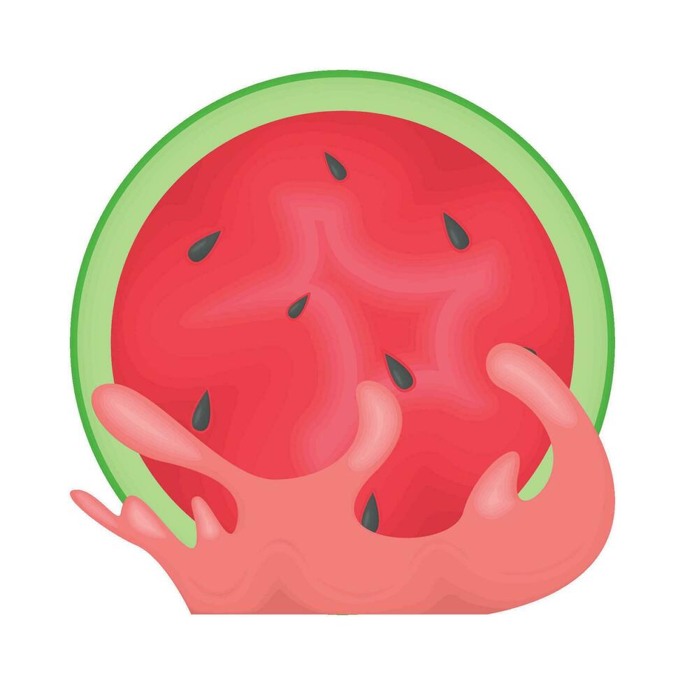 Illustration von Wassermelone vektor