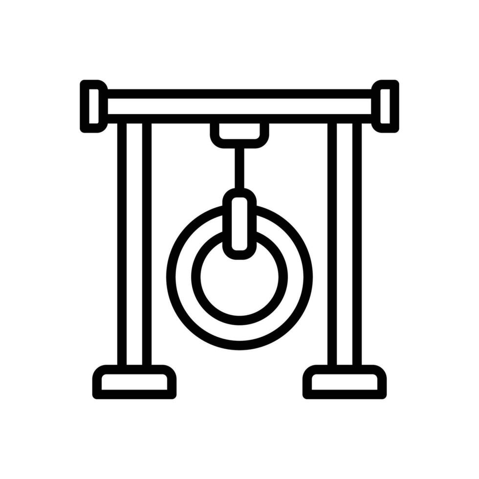 Reifen Spielplatz Symbol. Vektor Linie Symbol zum Ihre Webseite, Handy, Mobiltelefon, Präsentation, und Logo Design.