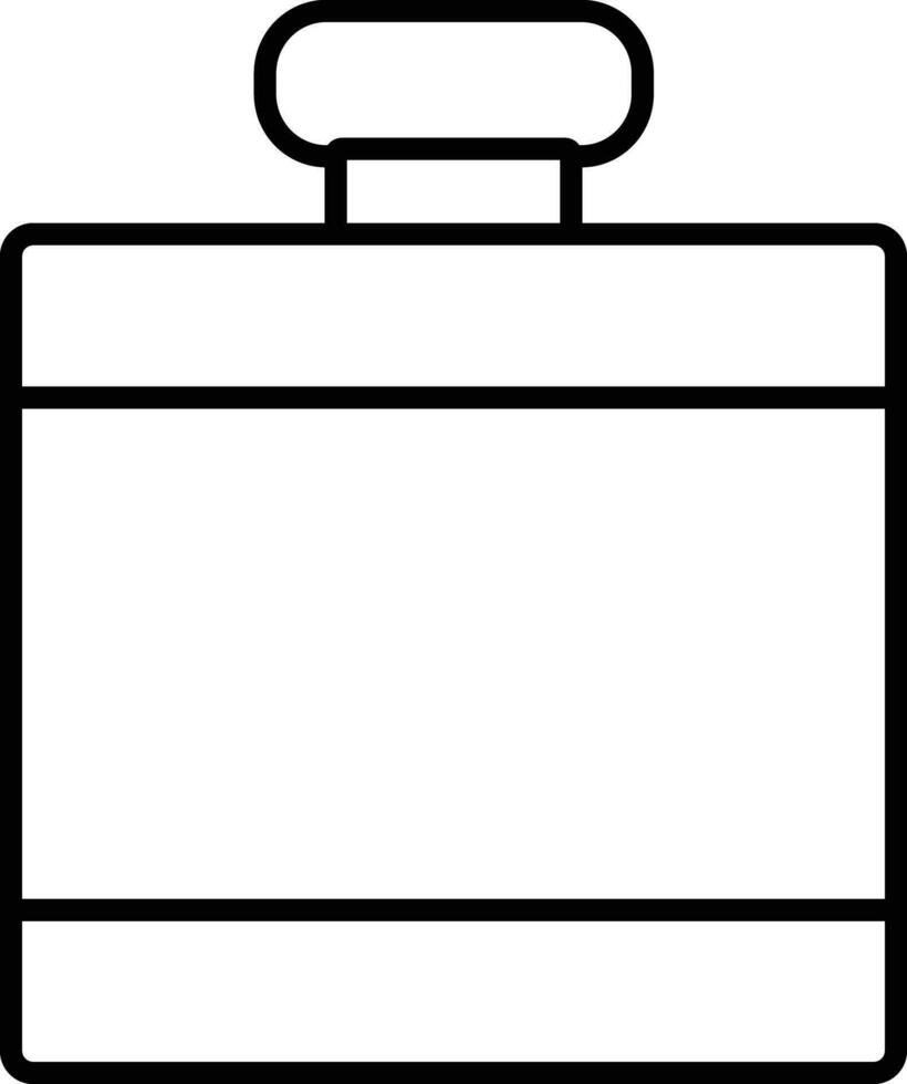 Duft Flasche Gliederung Vektor Illustration Symbol