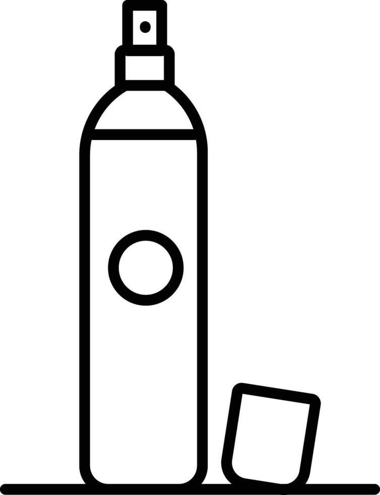 Deodorant Gliederung Vektor Illustration Symbol