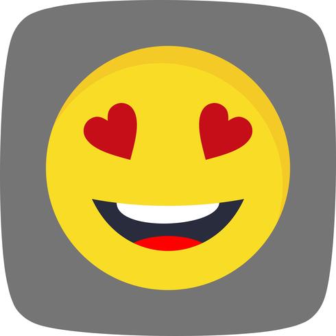 Kärlek Emoji Vector Icon