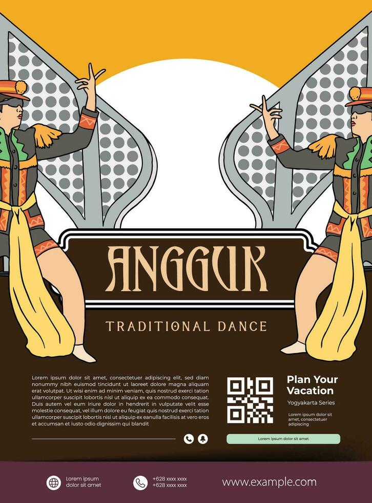 kulon progo Yogyakarta Kultur Design Layout Idee zum Sozial Medien oder Veranstaltung Hintergrund vektor